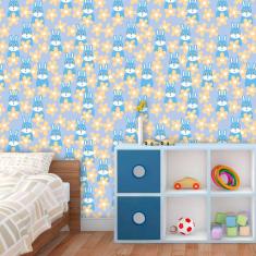 Imagem de Papel de Parede Infantil Auto Adesivo Lavável Coelho