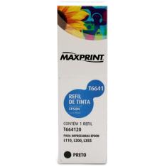 Imagem de Refil de Tinta Maxprint 6112350 Compatível com Epson T664120 Preto