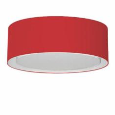 Imagem de Plafon Cilíndrico Duplo Md-3038 Tecido 80X30cm Bivolt Bordo