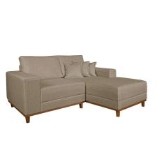 Imagem de Sofá 3 Lugares Mônaco com Chaise Direto Linho Bege