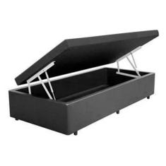 Imagem de Box Baú Orthocrin Preto Solteiro- 88x188x31