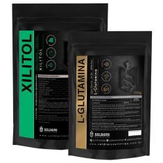 Imagem de Kit: Glutamina 500g + Xylitol 1Kg - Soldiers Nutrition