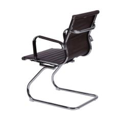 Imagem de Cadeira para Escritório Interlocutor Base Fixa Esteirinha Sintético 3301 Or Design Café