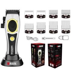 Imagem de Maquina Corte Cabelo Wmark NG 7030 Branco Profissional