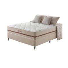 Imagem de Cama Box Colchão Casal Queen Size Molas Ensacadas Classic 150X200x63cm
