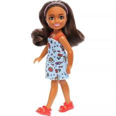Imagem de Boneca Barbie Chelsea Club Menina Morena DWJ33 HXM97 - Mattel