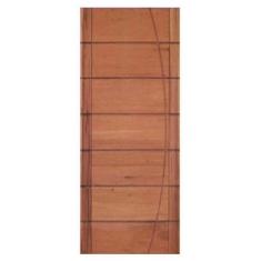 Imagem de Porta de Madeira Maciça BBB-R Friso Em Arco Casmavi de Cedro Arana - 2