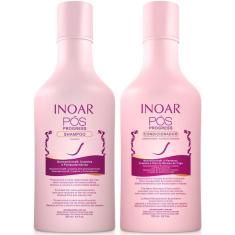Imagem de Inoar Kit Duo Pós Progress Shampoo 250ml Condicionador 250ml