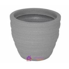 Imagem de Vaso Inca Tramontina Basic em Polietileno Cimento 24 cm Tramontina