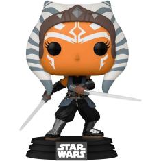 Imagem de O Mandaloriano: Ahsoka com Sabres de Luz - Figura Colecionável Funko Pop