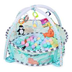 Imagem de Tapete De Atividade Infantil Com Bolinhas Pinguim Neve - L&W
