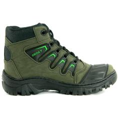 Imagem de Bota Cuturno de Motoqueiro Tenis Adventure Verde Confortavel-Unissex