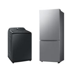 Imagem de Lavadora Smart Digital Inverter WA23B Black 23kg 220V +  Geladeira Sam