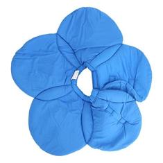 Imagem de Pet Elizabeth Coleira Forro de Esponja Ajustável Confortável Coleira de Cone para Gatos Vaca Flores Respirável para Cães (M)