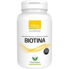 Imagem de Biotina (250Mg) 60 Cápsulas - Vital Natus