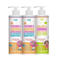 Imagem de Kit Infantil Widi Care Jubinha 2 Condicionadores + Creme De Pentear Le