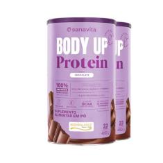 Imagem de Kit 2 Body Up Protein Chocolate Sanavita 450g