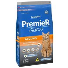 Imagem de Ração Premier Pet Gatos Ambientes Internos Adultos Frango - 1,5 Kg
