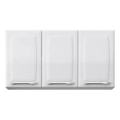 Imagem de Armário De Cozinha Luce Em Aço 3 Portas Branco - Itatiaia