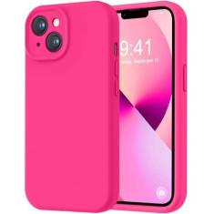 Imagem de LOVE 3000 Capa compatível com iPhone 13, proteção da câmera | Borracha de silicone líquido premium | Capa de telefone à prova de choque com forro de microfibra macia para iPhone 13 de 6,1 polegadas,
