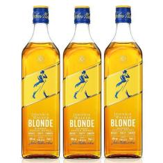Imagem de Kit Whisky Johnnie Walker Blonde Scotch 750ml 3 Unidades