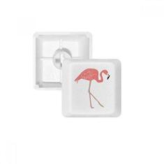 Imagem de Kit de atualização para jogos com teclado mecânico PBT padrão flamingo rosa