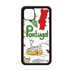 Imagem de Capa com bandeira nacional de Portugal Landscap para iPhone 11 Pro Max para Apple Mobile Case