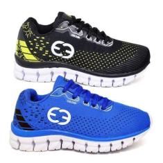 Imagem de Kit 2 Tênis Infantil Masculino Evoltenn Impacto Azul/Verde, Azul, Verd