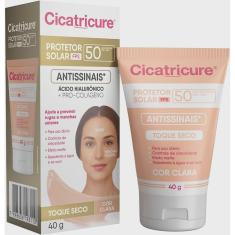 Imagem de Protetor Solar Facial Antissinais Cicatricure FPS50 Cor Clara 40g