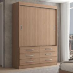 Imagem de Guarda-Roupa Solteiro Ushuaia 2 Portas 6 Gavetas Demolição - Panorama