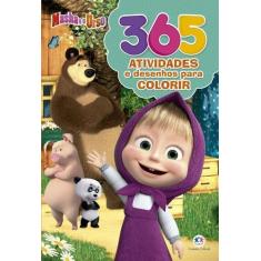 Imagem de Livro Masha e o Urso 365 Atividades e Desenhos para Colorir