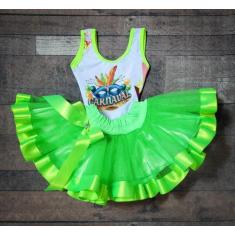 Imagem de Conjunto Body E Saia Fantasia Infantil Festa De Halloween Carnaval Fol