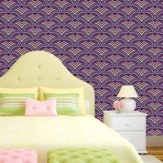 Imagem de Papel Parede Losango Geométrico Colorido Horizontal Adesivo