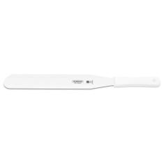 Imagem de Espatula Para Confeiteiro 14 Profissional Branco Lamina Aco Inox E Cab
