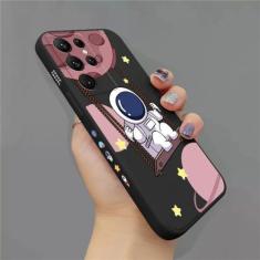 Imagem de Capa para samsung s23 ultra s22 plus s21 fe espaço astronauta capa de telefone para galaxy a14 a34 a54 a13 a33 a53 a32 a52 casos, 10, para nota 20 ultra