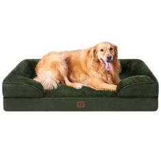 Imagem de Cama ortopédica para cães EHEYCIGA Waterproof Memory Foam XL verde esc