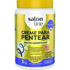 Imagem de Creme Para Pentear Salon Line Brilho Umidificado 1Kg