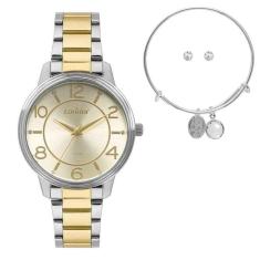 Imagem de Kit Relógio Condor Feminino Bicolor CO2035KRI/K5D