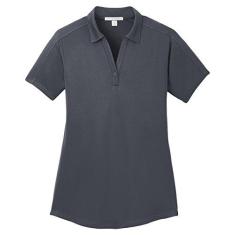 Imagem de Camisa polo feminina Port Authority jacquard diamante
