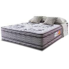 Imagem de Colchão King Ortopédico 193x203x32 Double Face Espuma D45 Cinza