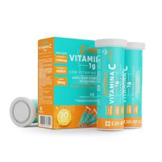 Imagem de Vitamina C 1G+Vit D+Zinco Efervescente 30 Unidaddes- C-Triple