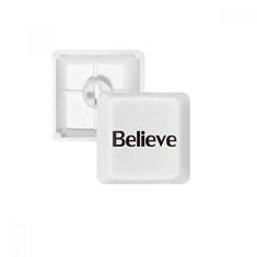 Imagem de Believe Word Palavra inspiradora frases teclado mecânico PBT kit de atualização para jogos