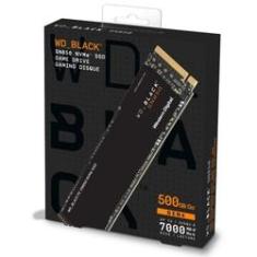 Imagem de SSD 500GB WD BLACK SN850 NVMe M.2 2280 PCIE Gen 4.0 x4 3D NAND - Modelo WDS500G1X0E