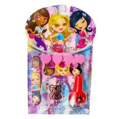 Imagem de Kit De Unha Infantil Discoteen Vermelho