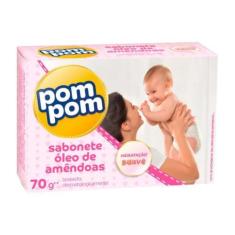 Imagem de Sabonete Em Barra Infantil Oleo De Amendoas Pompom 70G Original