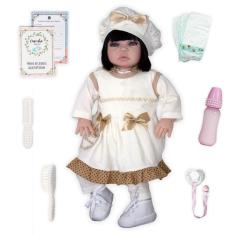 Imagem de Boneca Pano Baby Alive Reborn Realista Corpo Grande 52 cm