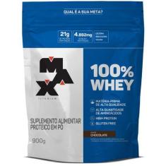 Imagem de Whey Protein Concentrado  Max Titanium Refil De 900G