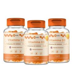 Imagem de Vitamina D3 2000Ui 120 Cápsulas, D3, Vitamin, Tecnologia Americana - 4