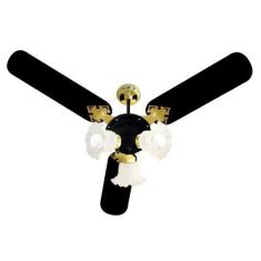 Imagem de Ventilador De Teto New Zeta Venti-Delta Latonado 3 Pás De Mdf + Contro