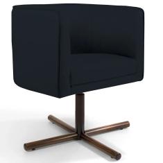 Imagem de Poltrona Decorativa Giratória Base X Betina D02 Corano  C-05 - Lyam Decor